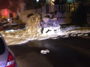 يافا فجر اليوم: أيادي آثمة تحرق سيارة القاضي محمد زبدة